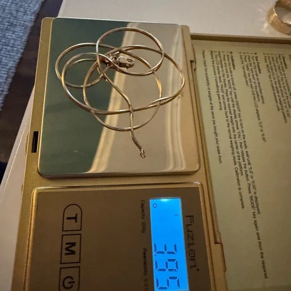 Imperfect Grace 18” 14k liquid gold chain - Picture 6 of 8